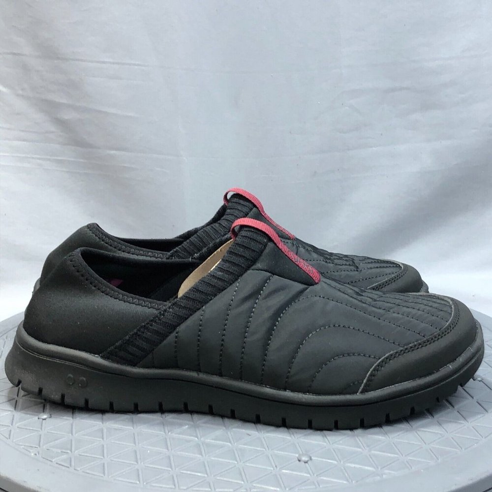 Ryka Womens Nylon Slip on Sami Shoes Black Size 9 Wide
